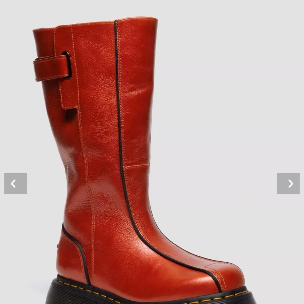 BUZZ HI Tall Eclipse Leather Boots COLOR:FLAME ORANGE
BRAND NEW NEVER BEEN WORN - Picture 5 of 11